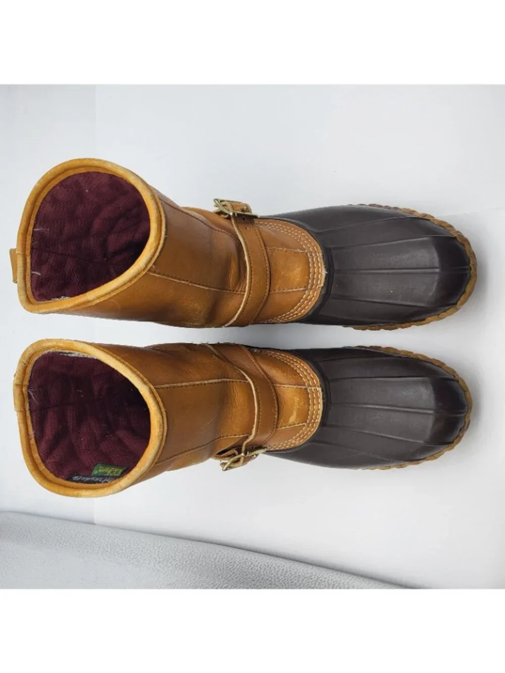 Vintage L.L. Bean Maine Hunting Shoe Boot Mens 10 Usa Made Duck boots Gorpcore